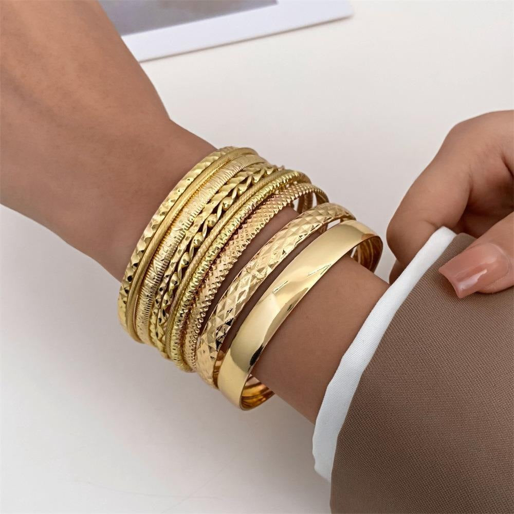 Set de 10 bracelets vagues, style bohème