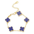Bracelet trèfle porte-bonheur