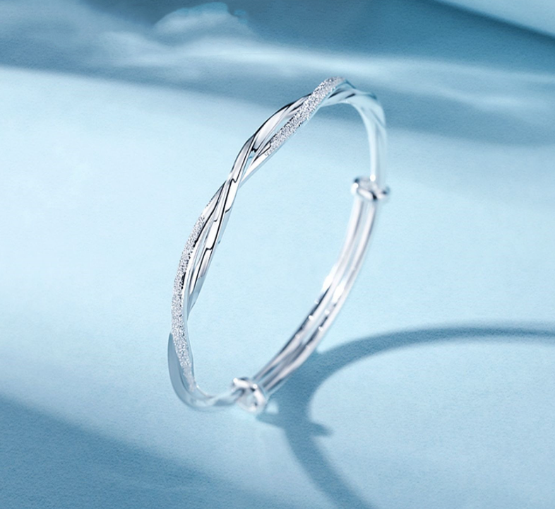 Bracelet anneau de Möbius, couple