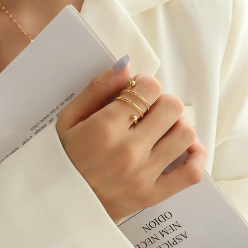 Bague enveloppante, acier titane