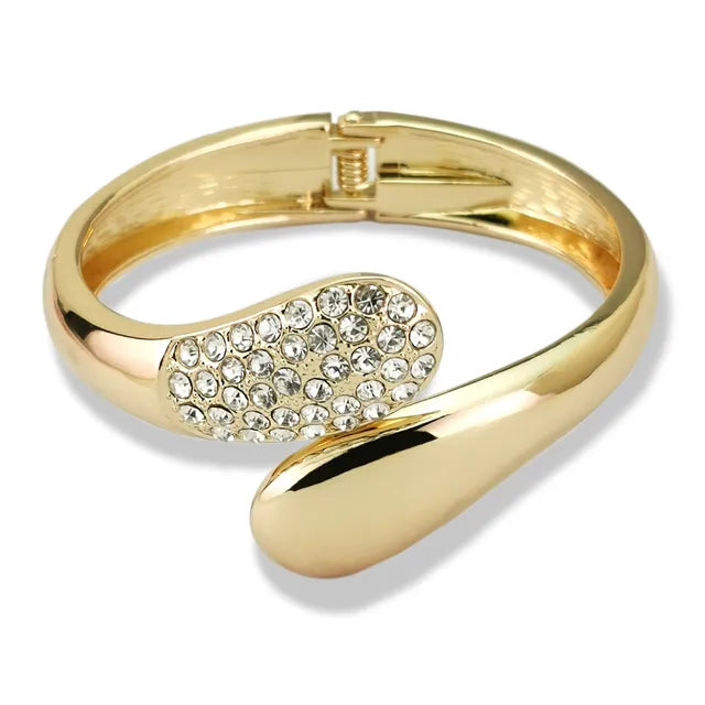Bracelet manchette brut, alliage