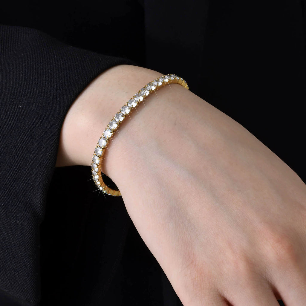 Bracelet tennis zircon intégral
