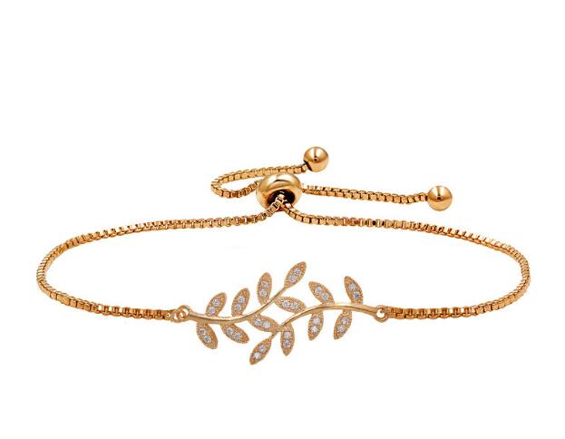 Bracelet tennis zircon ajustable