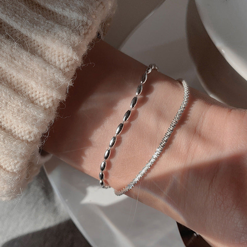Bracelet gypsophile scintillant, argent 925