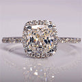 Bague de fiançailles zircon