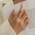Bague enveloppante, acier titane