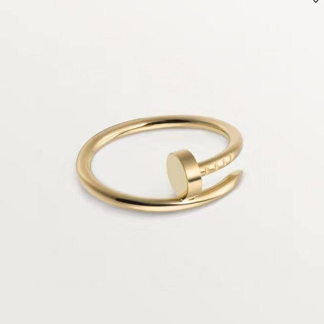 Bague minimaliste, style punk