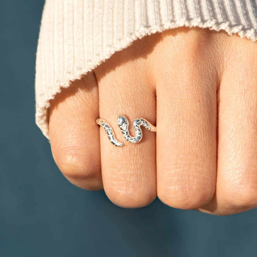 Bague serpent, argent 925