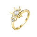 Bague tournesol rotative anti-stress