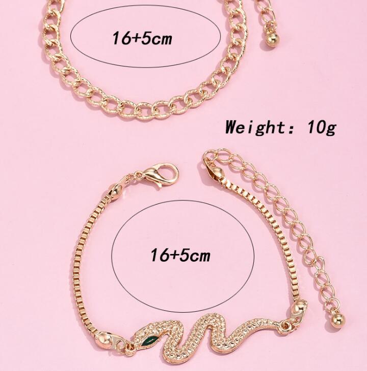 Bracelet serpent cristal