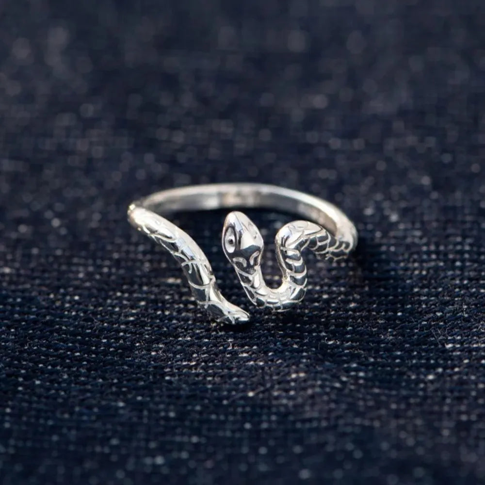 Bague serpent, argent 925