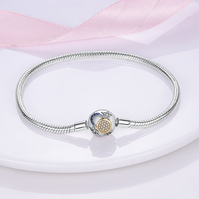 Bracelet artisanal perles, argent 925