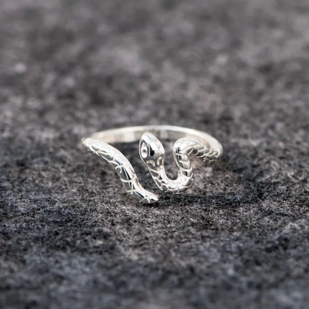Bague serpent, argent 925