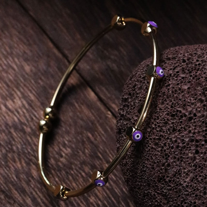 Bracelet œil protecteur fin, style hip-hop