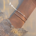 Bracelet gypsophile scintillant, argent 925