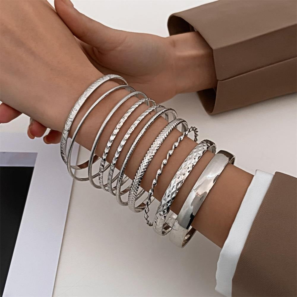 Set de 10 bracelets vagues, style bohème
