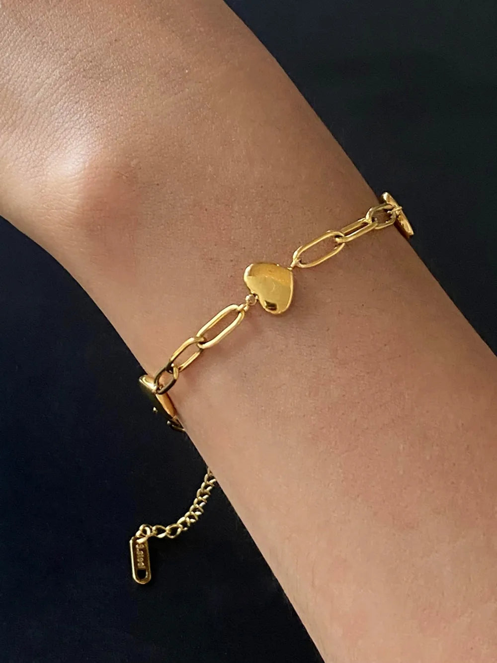 Bracelet bicolore personnalisé, acier titane