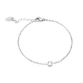 Bracelet zircon, acier inoxydable