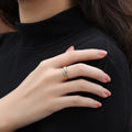Bague vagues irrégulières, argent 925