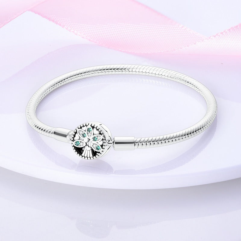 Bracelet pendentifs étoile de mer et tortue, argent 925