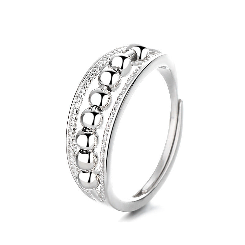 Bague rotative à perles à pois
