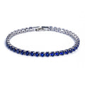 Bracelet zircon, style hip-hop