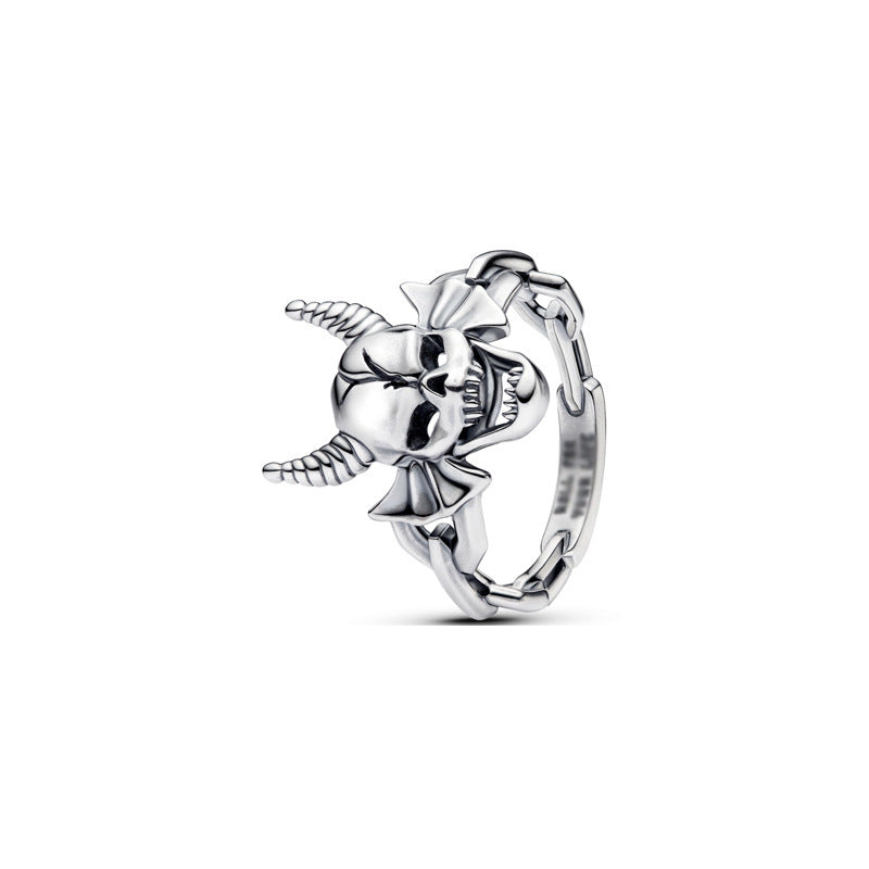 Bague nœud étoilé pavé, argent 925