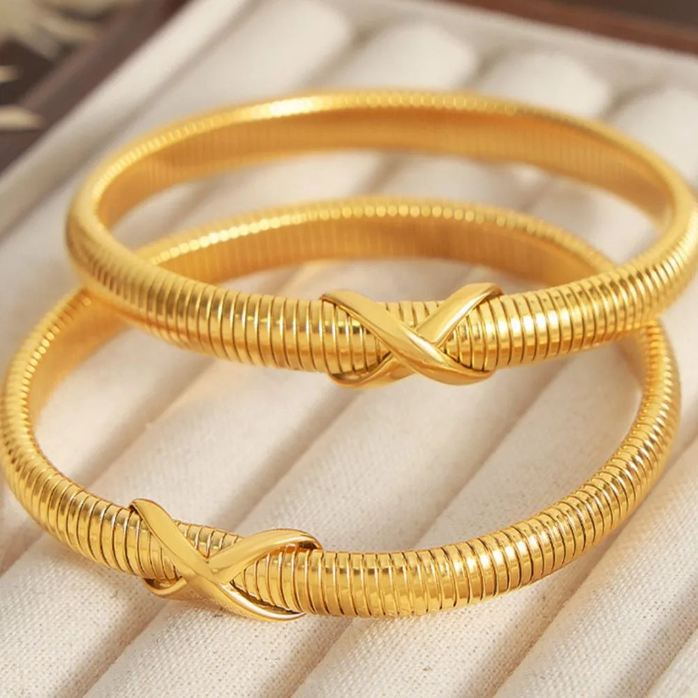 Bracelet ressort, acier titane