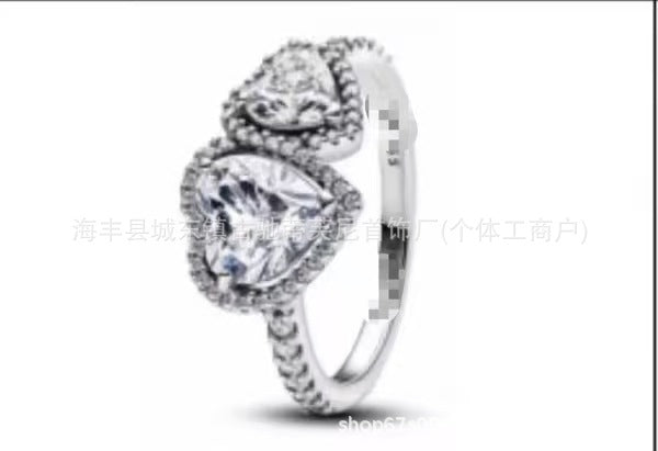 Bague nœud étoilé pavé, argent 925