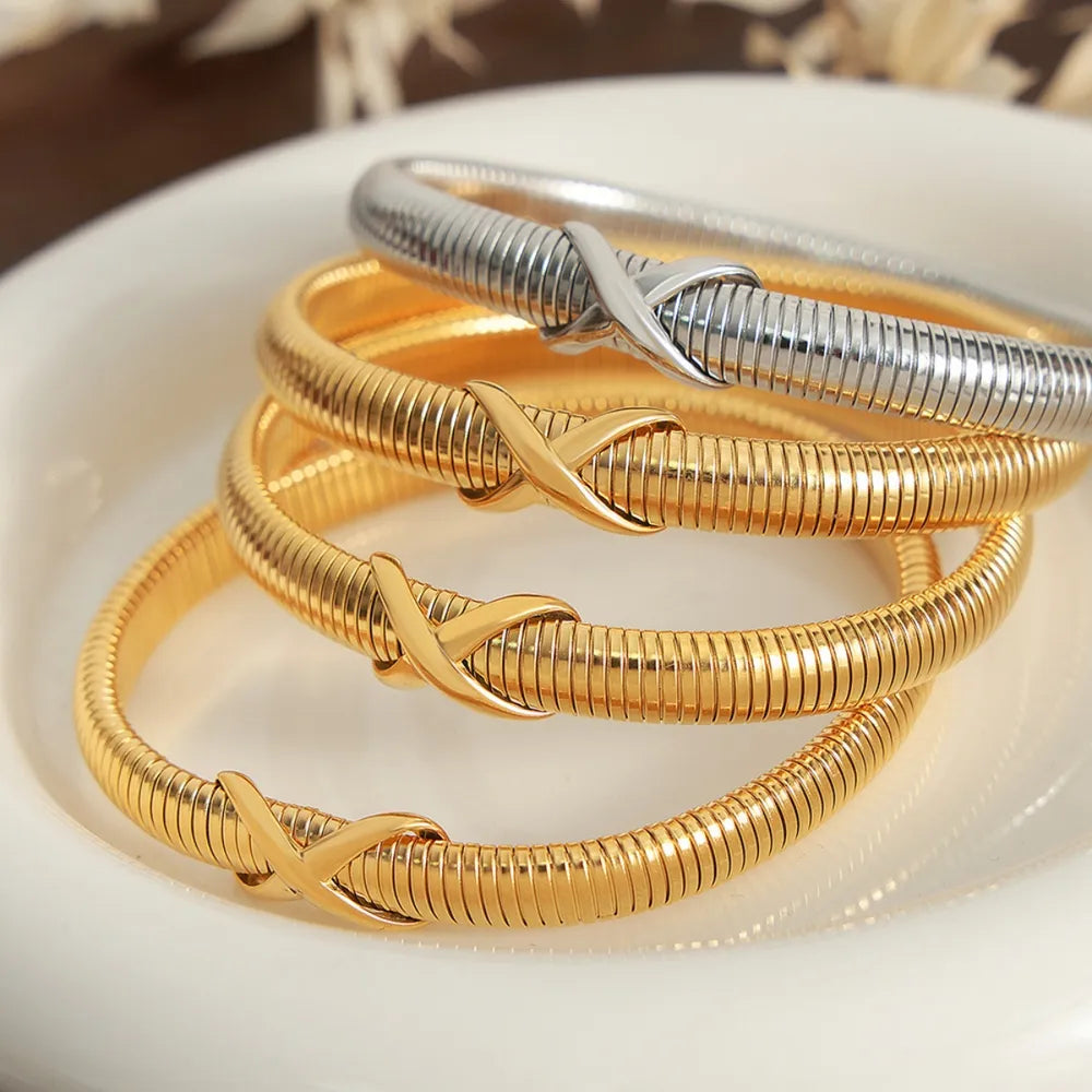 Bracelet ressort, acier titane