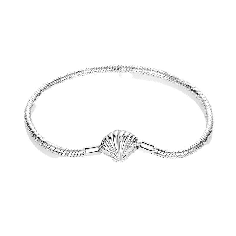 Bracelet pendentifs étoile de mer et tortue, argent 925