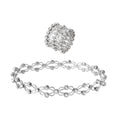 Bague/bracelet extensible 2-en-1