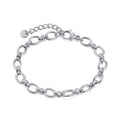 Bracelet chaîne simple, acier inoxydable