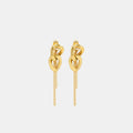 Boucles d'oreilles chaîne, acier titane