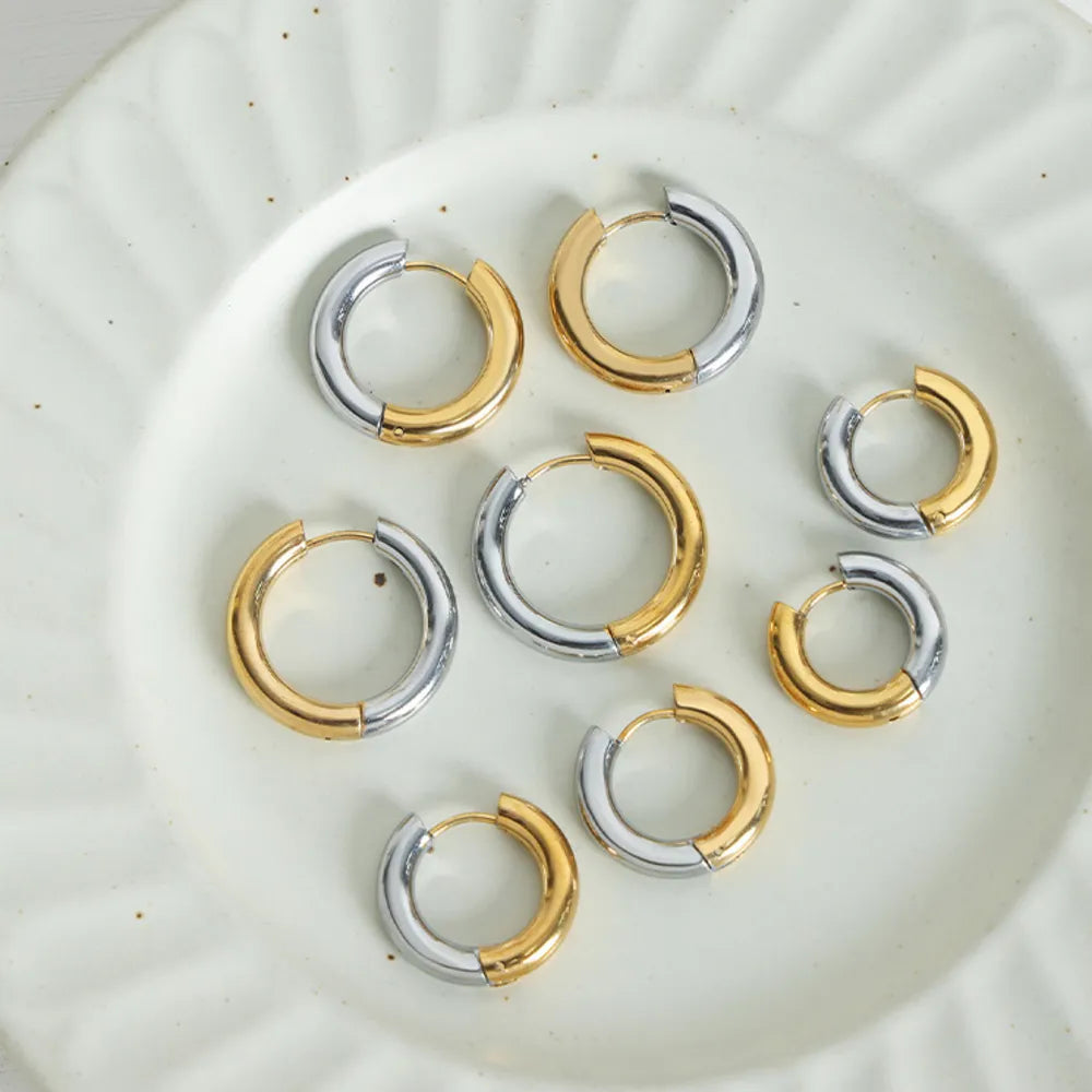 Huggies plaqué or 18 carats