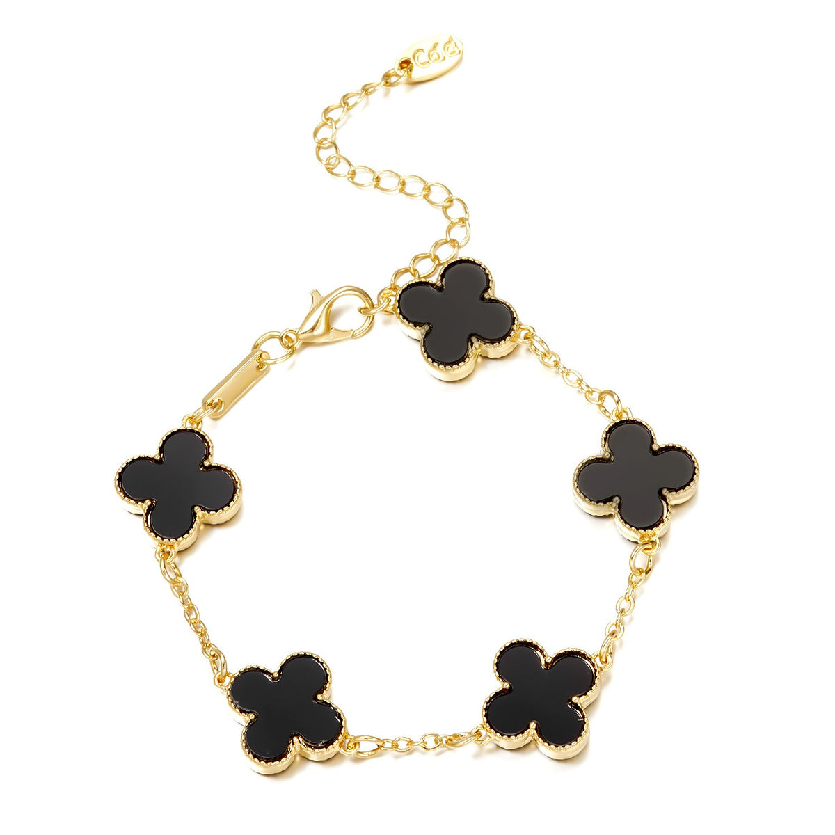 Bracelet trèfle porte-bonheur
