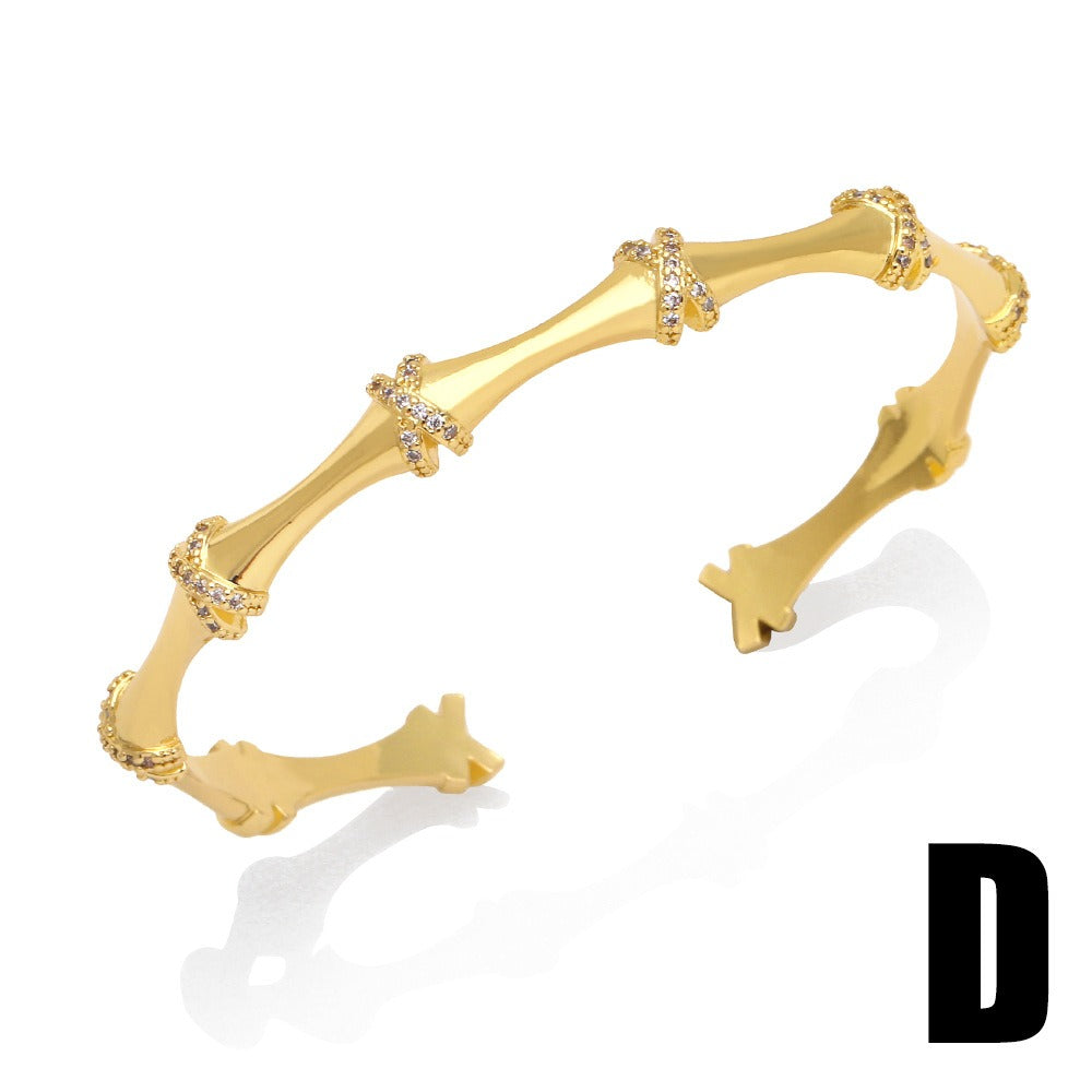 Bracelet papillon zircon