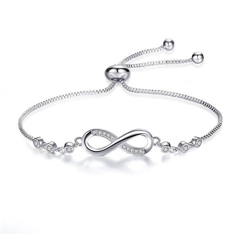 Bracelet infini strass