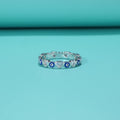 Bague cœur zircon, argent 925