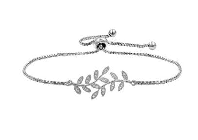 Bracelet tennis zircon ajustable