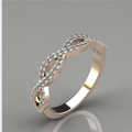 Set de 3 bagues croix zircon