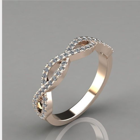 Set de 3 bagues croix zircon